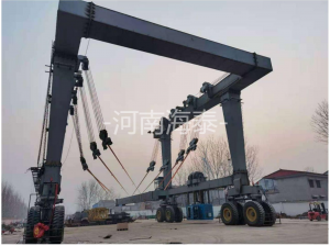 馬來西亞-液壓輪胎船艇搬運機(jī)-MBH500t-21m